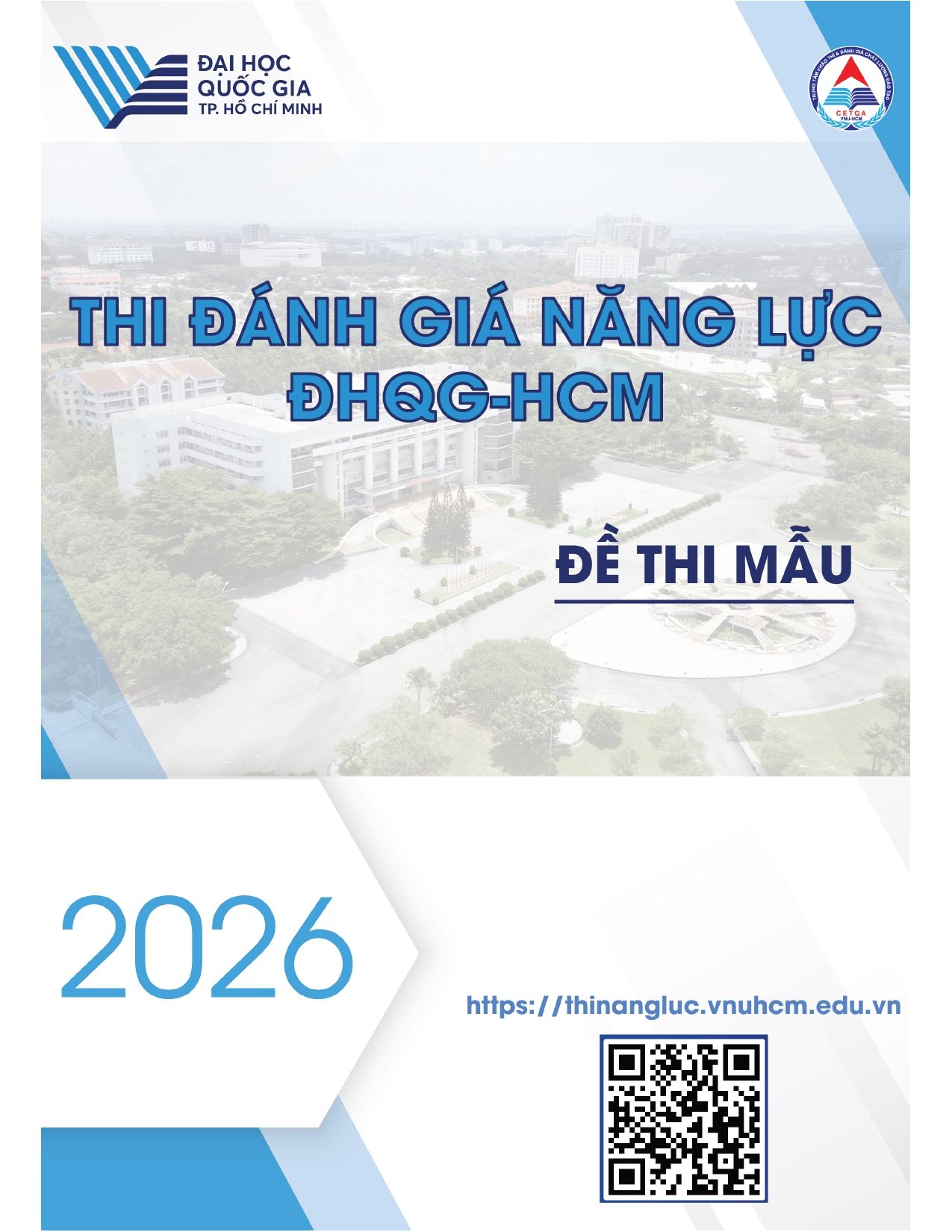 Đề thi minh họa Đánh giá năng lực HCM (V-ACT) năm 2026