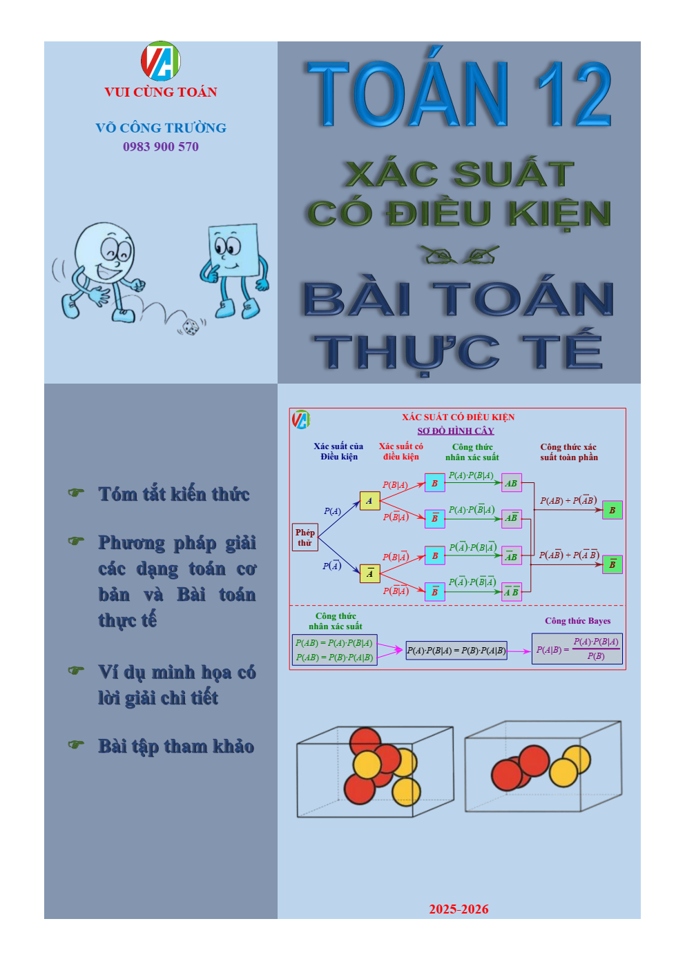 Bài toán thực tế về xác suất có điều kiện lớp 12 (có lời giải)
