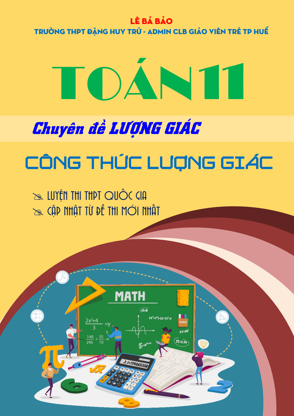 Chuyên đề công thức lượng giác môn Toán 11 định hướng cấu trúc mới lớp 11 (có lời giải)