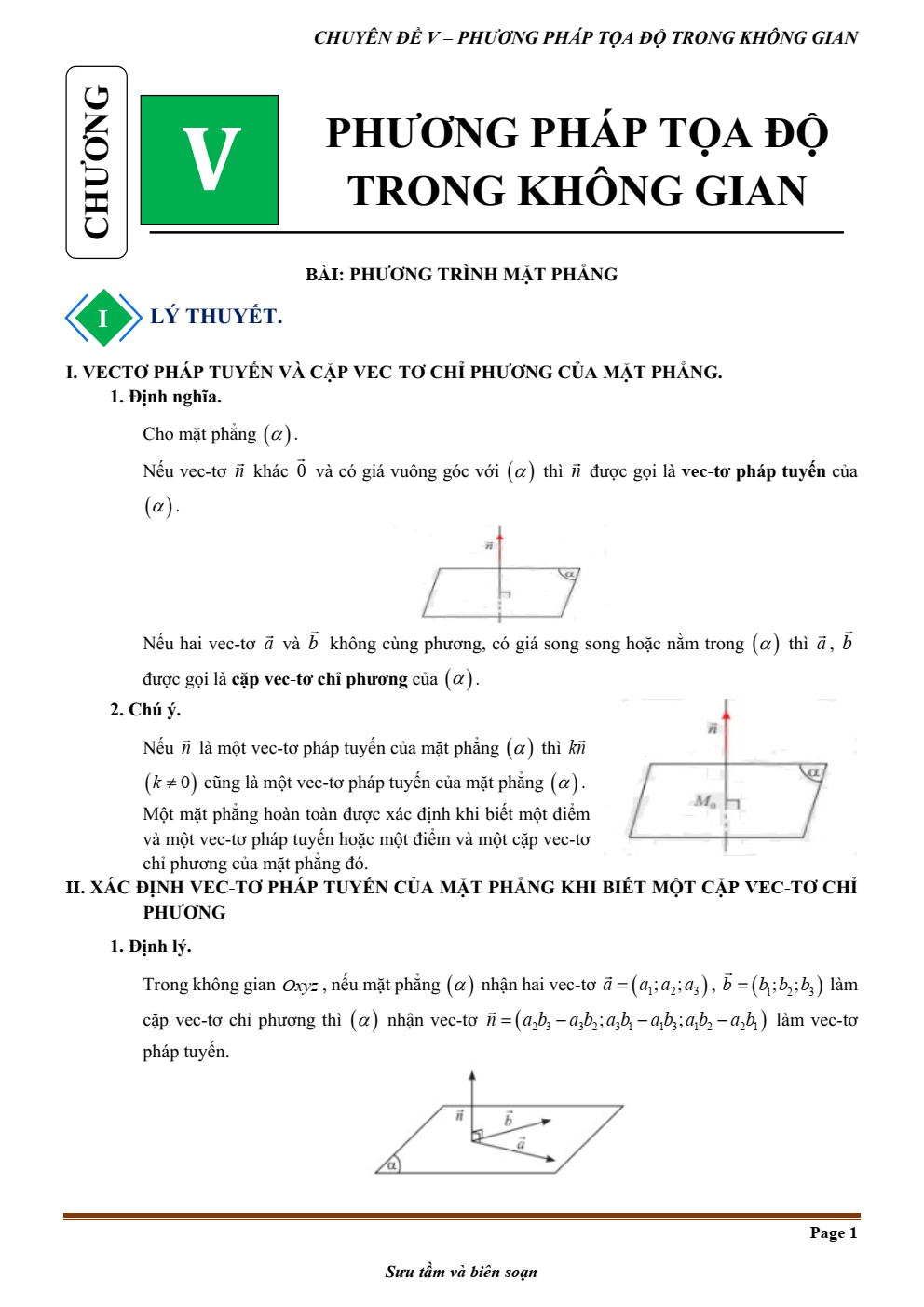 Chuyên đề phương pháp tọa độ trong không gian từ cơ bản đến nâng cao lớp 12 (có lời giải)