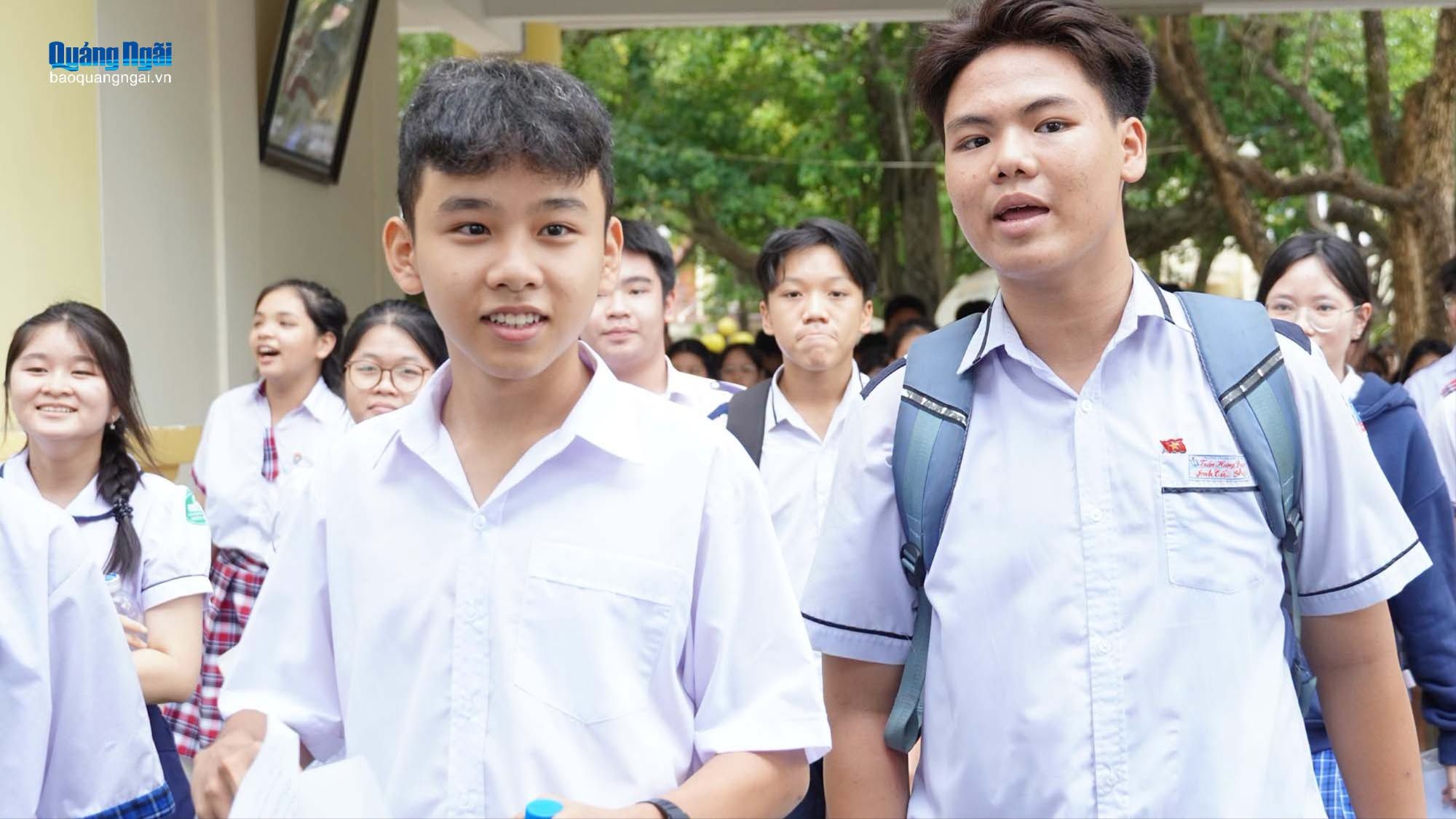Quảng Ngãi công bố điểm chuẩn trúng tuyển kỳ thi tuyển sinh vào lớp 10 năm học 2026-2027