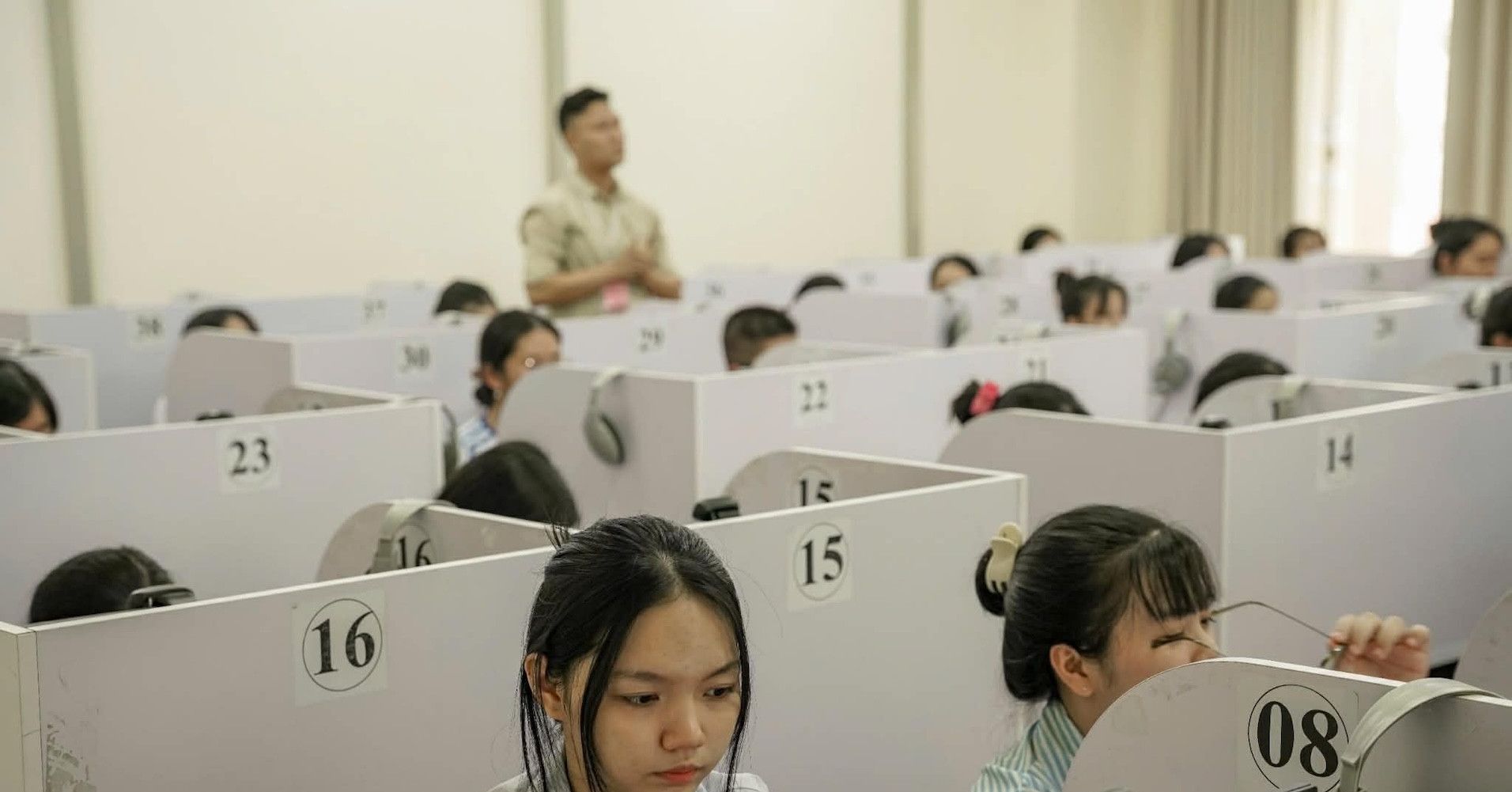 Mô hình thi tốt nghiệp THPT trên máy tính có nhiều điểm tương tự V-SAT
