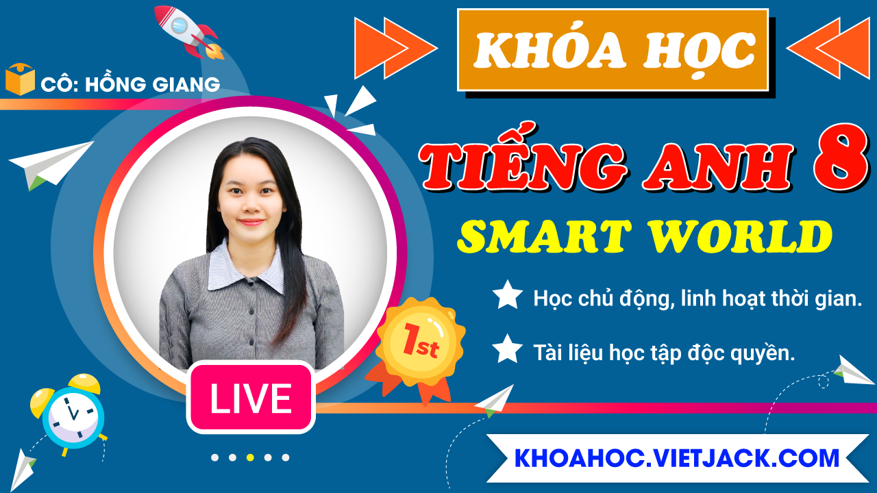 Ôn luyện Tiếng Anh 8 - i-Learn Smart World - Cô Hồng Giang